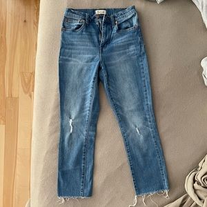 Madewell High-Rise Slim Crop Boyjean